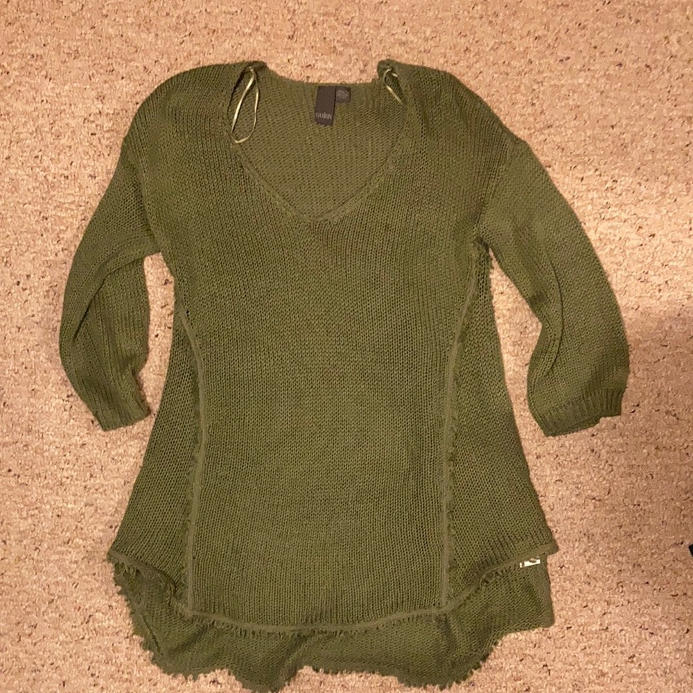 Quinn Green Sweater